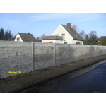 Betonzaun Modell 30 bzw. 31 von 0,5m bis 2m