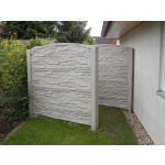 Betonzaun Modell 31, 2,1m hoch