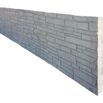Betonplatte 30a Rückseite geprägt