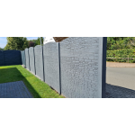 Betonplatte 93 Kopfstück Rückseite geprägt