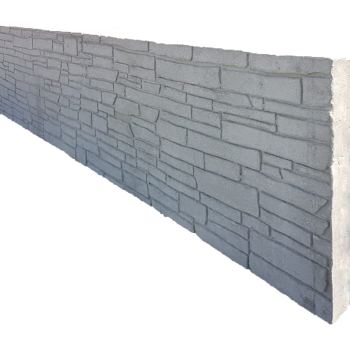 Betonplatte 91 Rückseite geprägt