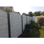 Betonzaun Modell 31, über 20 lfm, 2,1m hoch