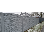 Betonzaun Modell 31, über 20 lfm, 2,1m hoch
