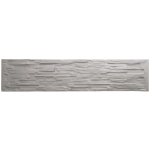 Betonplatte BK30 Lux 40cm Hoch Rückseite glatt