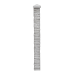 Zwischenpfosten Nr.75 mit Nut 1,5m